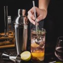ZESTAW BARMAŃSKI DO DRINKÓW KOKTAJLI 15-ELE SHAKER SREBRNY KLAUSBERG KB-7653