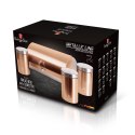 CHLEBAK STALOWY Z 3 POJEMNIKAMI BERLINGER HAUS ROSE GOLD BH-6730