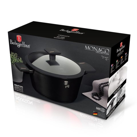GARNEK Z POWŁOKĄ TYTANOWĄ 20CM 2.5L BERLINGER HAUS MONACO BH-7086 GARNEK Z POWŁOKĄ TYTANOWĄ 20CM 2.5L BERLINGER HAUS MONACO BH-7086