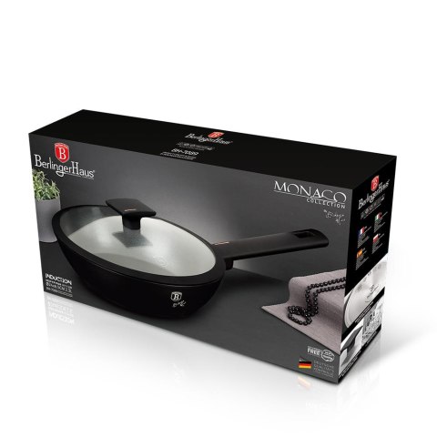 PATELNIA GŁĘBOKA Z POKRYWKĄ Z POWŁOKĄ TYTANOWĄ 24CM BERLINGER HAUS MONACO BH-7089 PATELNIA GŁĘBOKA Z POKRYWKĄ Z POWŁOKĄ TYTANOWĄ 24CM BERLINGER HAUS MONACO BH-7089