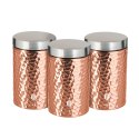 ZESTAW 3 POJEMNIKÓW KUCHENNYCH BERLINGER HAUS ROSE GOLD BH-6727