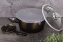 GARNEK Z POWŁOKĄ GRANITOWĄ 6.1L 28CM BERLINGER HAUS SHINY BLACK BH-6606