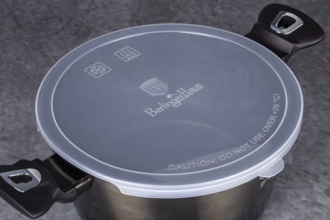 GARNEK Z POWŁOKĄ GRANITOWĄ 6.1L 28CM BERLINGER HAUS SHINY BLACK BH-6606 GARNEK Z POWŁOKĄ GRANITOWĄ 6.1L 28CM BERLINGER HAUS SHINY BLACK BH-6606