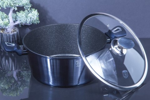 GARNEK Z POWŁOKĄ GRANITOWĄ 8L 30CM BERLINGER HAUS AQUAMARINE BH-7148 GARNEK Z POWŁOKĄ GRANITOWĄ 8L 30CM BERLINGER HAUS AQUAMARINE BH-7148