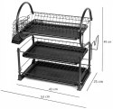 SUSZARKA DO NACZYŃ 3-POZIOMOWA 53 X 25 X 49CM BRUNBESTE BB-3411