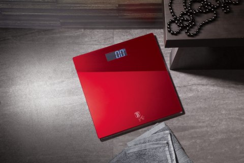 SZKLANA WAGA ŁAZIENKOWA ULTRA SLIM BERLINGER HAUS BURGUNDY BH-9351 SZKLANA WAGA ŁAZIENKOWA ULTRA SLIM BERLINGER HAUS BURGUNDY BH-9351