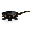 WOK Z POWŁOKĄ GRANITOWĄ 28CM BERLINGER HAUS SHINY BLACK BH-6610