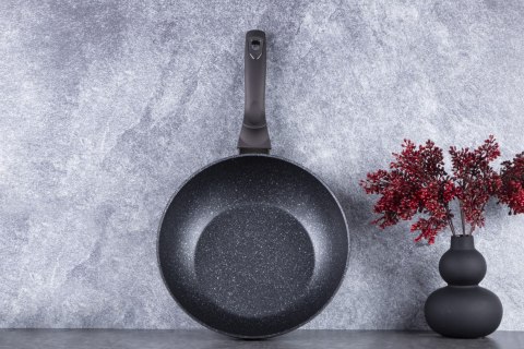 WOK Z POWŁOKĄ GRANITOWĄ 28CM BERLINGER HAUS SHINY BLACK BH-6610 WOK Z POWŁOKĄ GRANITOWĄ 28CM BERLINGER HAUS SHINY BLACK BH-6610