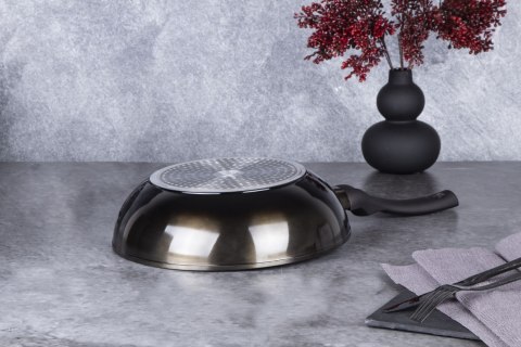 WOK Z POWŁOKĄ GRANITOWĄ 28CM BERLINGER HAUS SHINY BLACK BH-6610 WOK Z POWŁOKĄ GRANITOWĄ 28CM BERLINGER HAUS SHINY BLACK BH-6610