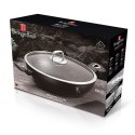 WOK Z POWŁOKĄ GRANITOWĄ 30CM 4L BERLINGER HAUS BLACK SILVER BH-7113