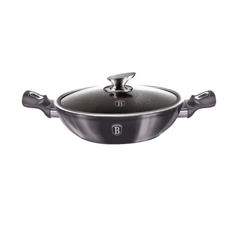 WOK Z POWŁOKA GRANITOWĄ 30CM 4L BERLINGER HAUS CARBON PRO BH-7111