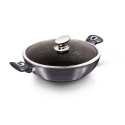 WOK Z POWŁOKA GRANITOWĄ 30CM 4L BERLINGER HAUS CARBON PRO BH-7111