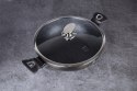 WOK Z POWŁOKĄ GRANITOWĄ 30CM 4L BERLINGER HAUS SHINY BLACK BH-7115