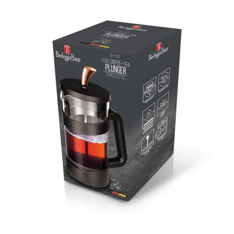 ZAPARZACZ DO HERBATY 350ML FRENCH PRESS BERLINGER HAUS BLACK ROSE BH-7614 ZAPARZACZ DO HERBATY 350ML FRENCH PRESS BERLINGER HAUS BLACK ROSE BH-7614