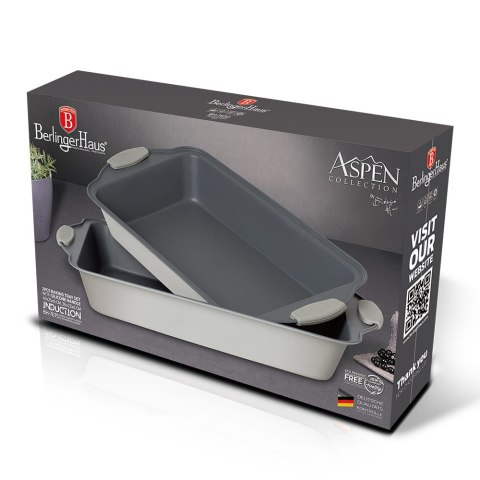 ZESTAW 2 FORM DO PIECZENIA Z POWŁOKĄ TYTANOWĄ BERLINGER HAUS ASPEN BH-7650 ZESTAW 2 FORM DO PIECZENIA Z POWŁOKĄ TYTANOWĄ BERLINGER HAUS ASPEN BH-7650