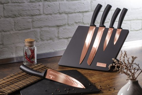 ZESTAW NOŻY NA STOJAKU MAGNETYCZNYM 6-ELE BERLINGER HAUS ROSE GOLD BH-2609 ZESTAW NOŻY NA STOJAKU MAGNETYCZNYM 6-ELE BERLINGER HAUS ROSE GOLD BH-2609