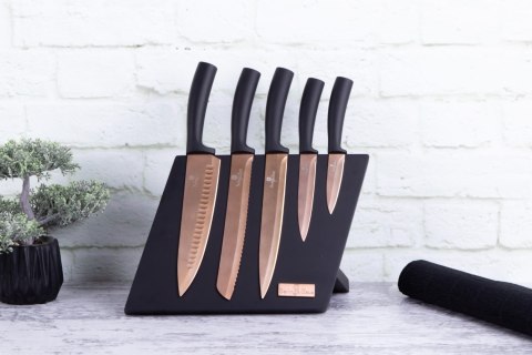 ZESTAW NOŻY NA STOJAKU MAGNETYCZNYM 6-ELE BERLINGER HAUS ROSE GOLD BH-2609 ZESTAW NOŻY NA STOJAKU MAGNETYCZNYM 6-ELE BERLINGER HAUS ROSE GOLD BH-2609