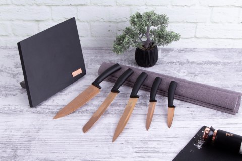 ZESTAW NOŻY NA STOJAKU MAGNETYCZNYM 6-ELE BERLINGER HAUS ROSE GOLD BH-2609 ZESTAW NOŻY NA STOJAKU MAGNETYCZNYM 6-ELE BERLINGER HAUS ROSE GOLD BH-2609
