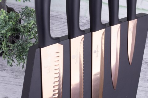 ZESTAW NOŻY NA STOJAKU MAGNETYCZNYM 6-ELE BERLINGER HAUS ROSE GOLD BH-2609 ZESTAW NOŻY NA STOJAKU MAGNETYCZNYM 6-ELE BERLINGER HAUS ROSE GOLD BH-2609