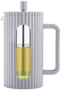 ZAPARZACZ DO HERBATY KAWY SZKLANY FRENCH PRESS 1000 ML SZARY KLAUSBERG KB-7752