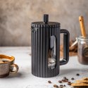 ZAPARZACZ DO HERBATY KAWY SZKLANY FRENCH PRESS 350 ML CZARNY KLAUSBERG KB-7741