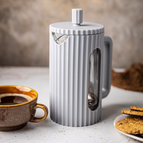 ZAPARZACZ DO HERBATY KAWY SZKLANY FRENCH PRESS 350 ML SZARY KLAUSBERG KB-7742 ZAPARZACZ DO HERBATY KAWY SZKLANY FRENCH PRESS 350 ML SZARY KLAUSBERG KB-7742
