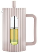 ZAPARZACZ DO HERBATY KAWY SZKLANY FRENCH PRESS 600 ML BEŻOWY KLAUSBERG KB-7749