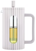 ZAPARZACZ DO HERBATY KAWY SZKLANY FRENCH PRESS 600 ML KREMOWY KLAUSBERG KB-7748