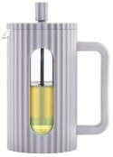 ZAPARZACZ DO HERBATY KAWY SZKLANY FRENCH PRESS 600 ML SZARY KLAUSBERG KB-7747