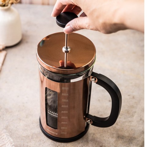 ZAPARZACZ DO KAWY HERBATY 1.0L FRENCH PRESS RÓŻOWE ZŁOTO KLAUSBERG KB-7740 ZAPARZACZ DO KAWY HERBATY 1.0L FRENCH PRESS RÓŻOWE ZŁOTO KLAUSBERG KB-7740
