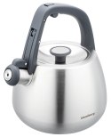 CZAJNIK STALOWY NA GAZ 2.5L INDUKCJA KLAUSBERG KB-7773 SREBRNY SATYNOWY CZAJNIK STALOWY NA GAZ 2.5L INDUKCJA KLAUSBERG KB-7773 SREBRNY SATYNOWY
