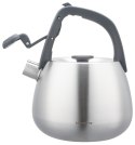 CZAJNIK STALOWY NA GAZ 2.5L INDUKCJA KLAUSBERG KB-7773 SREBRNY SATYNOWY CZAJNIK STALOWY NA GAZ 2.5L INDUKCJA KLAUSBERG KB-7773 SREBRNY SATYNOWY