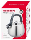CZAJNIK STALOWY NA GAZ 2.5L INDUKCJA KLAUSBERG KB-7773 SREBRNY SATYNOWY CZAJNIK STALOWY NA GAZ 2.5L INDUKCJA KLAUSBERG KB-7773 SREBRNY SATYNOWY
