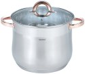 GARNEK STALOWY GASTRONOMICZNY 8.6L 24CM KLAUSBERG KB-7793 ROSE GOLD