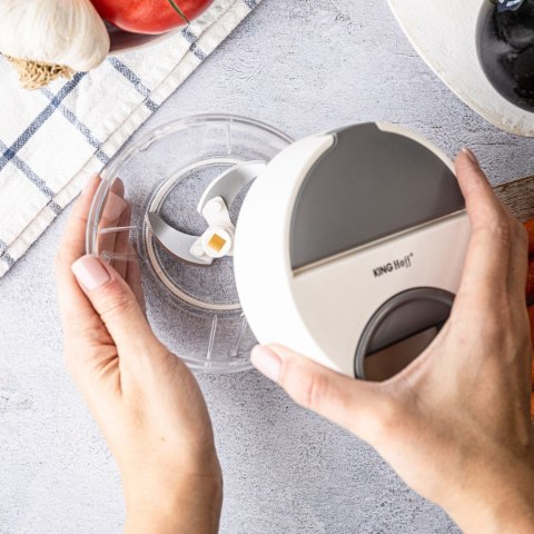 ROZDRABNIACZ SIEKACZ KUCHENNY SZNURKOWY 400ML KINGHOFF KH-1881 ROZDRABNIACZ SIEKACZ KUCHENNY SZNURKOWY 400ML KINGHOFF KH-1881