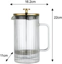 ZAPARZACZ DO KAWY HERBATY SZKLANY 1000ML FRENCH PRESS KLAUSBERG KB-7761 ZŁOTY