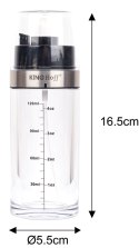 ATOMIZER SPRYSKIWACZ DO OLEJU OLIWY OCTU 2W1 150ML KINGHOFF KH-1894 ATOMIZER SPRYSKIWACZ DO OLEJU OLIWY OCTU 2W1 150ML KINGHOFF KH-1894