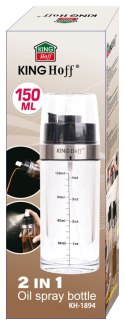 ATOMIZER SPRYSKIWACZ DO OLEJU OLIWY OCTU 2W1 150ML KINGHOFF KH-1894 ATOMIZER SPRYSKIWACZ DO OLEJU OLIWY OCTU 2W1 150ML KINGHOFF KH-1894
