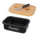 CHLEBAK METALOWY CZARNY Z DESKĄ DO KROJENIA + MASELNICZKA + NÓŻ BRUNBESTE BB-2777 CHLEBAK METALOWY CZARNY Z DESKĄ DO KROJENIA + MASELNICZKA + NÓŻ BRUNBESTE BB-2777