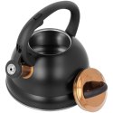 CZAJNIK STALOWY 2.5L INDUKCJA GAZ BRUNBESTE BB-2457 CZARNY ROSE GOLD