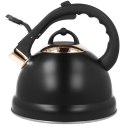 CZAJNIK STALOWY 2.7L INDUKCJA GAZ BRUNBESTE BB-2419 CZARNY ROSE GOLD CZAJNIK STALOWY 2.7L INDUKCJA GAZ BRUNBESTE BB-2419 CZARNY ROSE GOLD