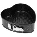FORMA BLASZANA SERCE ROZPINANA Z POWŁOKĄ MARMURKOWĄ 24X7CM BRUNBESTE BB-1040 FORMA BLASZANA SERCE ROZPINANA Z POWŁOKĄ MARMURKOWĄ 24X7CM BRUNBESTE BB-1040