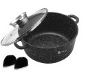 GARNEK Z POWŁOKĄ MARMUROWĄ 1.6L 18cm BRUNBESTE BB-1980 GARNEK Z POWŁOKĄ MARMUROWĄ 1.6L 18cm BRUNBESTE BB-1980