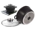 GARNEK Z POWŁOKĄ MARMUROWĄ 1.6L 18cm BRUNBESTE BB-1980 GARNEK Z POWŁOKĄ MARMUROWĄ 1.6L 18cm BRUNBESTE BB-1980
