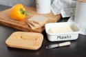 MASELNICZKA STALOWA Z NOŻEM BRUNBESTE BB-2776 BIAŁA MASELNICZKA STALOWA Z NOŻEM BRUNBESTE BB-2776 BIAŁA