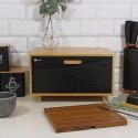 CHLEBAK BAMBUSOWY POJEMNIK NA PIECZYWO BRUNBESTE BB-4252 CZARNY CHLEBAK BAMBUSOWY POJEMNIK NA PIECZYWO BRUNBESTE BB-4252 CZARNY