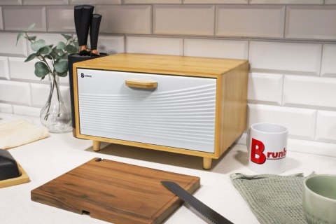 CHLEBAK BAMBUSOWY POJEMNIK NA PIECZYWO BRUNBESTE BB-4253 BIAŁY CHLEBAK BAMBUSOWY POJEMNIK NA PIECZYWO BRUNBESTE BB-4253 BIAŁY