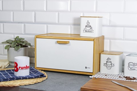 CHLEBAK BAMBUSOWY POJEMNIK NA PIECZYWO BRUNBESTE BB-4255 BIAŁY CHLEBAK BAMBUSOWY POJEMNIK NA PIECZYWO BRUNBESTE BB-4255 BIAŁY