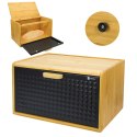 CHLEBAK BAMBUSOWY POJEMNIK NA PIECZYWO BRUNBESTE BB-4256 CZARNY CHLEBAK BAMBUSOWY POJEMNIK NA PIECZYWO BRUNBESTE BB-4256 CZARNY