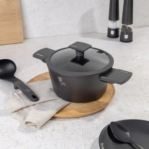 GARNEK TYTANOWY Z POKRYWKĄ 20CM 2.5L BERLINGER HAUS ANTRACIT BH-8130 GARNEK TYTANOWY Z POKRYWKĄ 20CM 2.5L BERLINGER HAUS ANTRACIT BH-8130